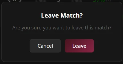 Dodge/Leave Button